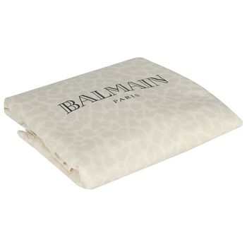 Baby Girls Beige Logo Blanket