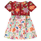 Girls Satin special Occasion Dress, 1, hi-res