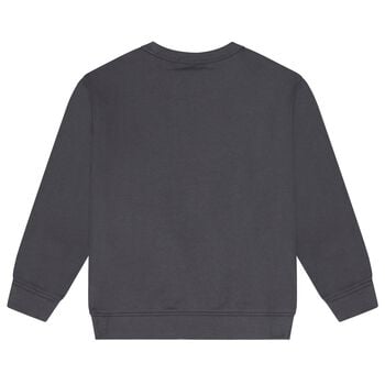 Boys Grey Logo Sweatshirt