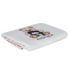 Baby Girls Pink Pima Cotton Logo Blanket, 3, hi-res