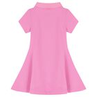 Girls Pink Logo Dress, 1, hi-res