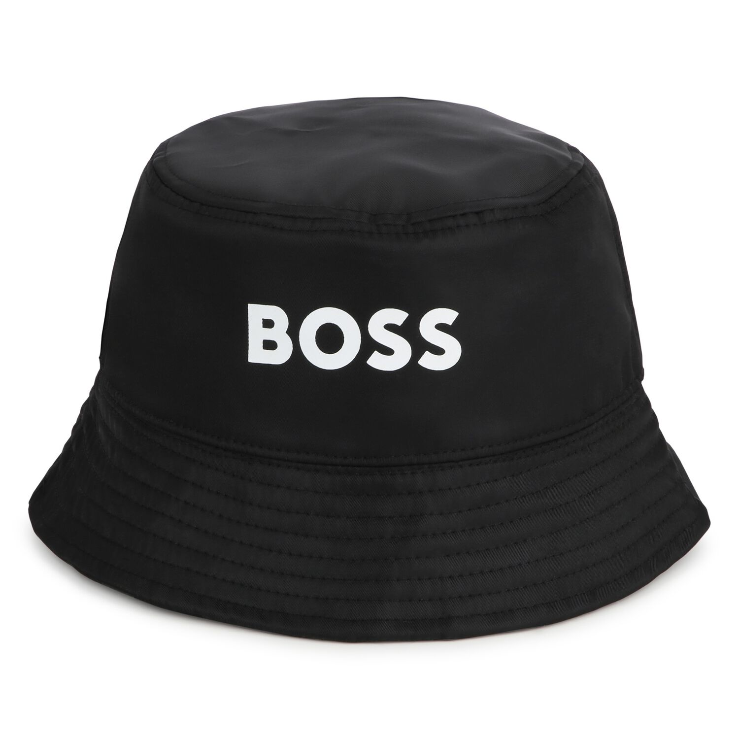 Boys Black Logo Reversible Hat, 1, hi-res image number null