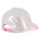 Girls Silver Iridescent Cap, 1, hi-res