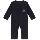 Baby Boys Navy Blue Logo Babygrow Gift Set, 1, hi-res