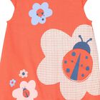 Baby Girls Orange Romper, 1, hi-res