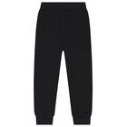Boys Black Logo Joggers, 2, hi-res