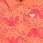 Girls Orange Logo Polo Dress, 2, hi-res