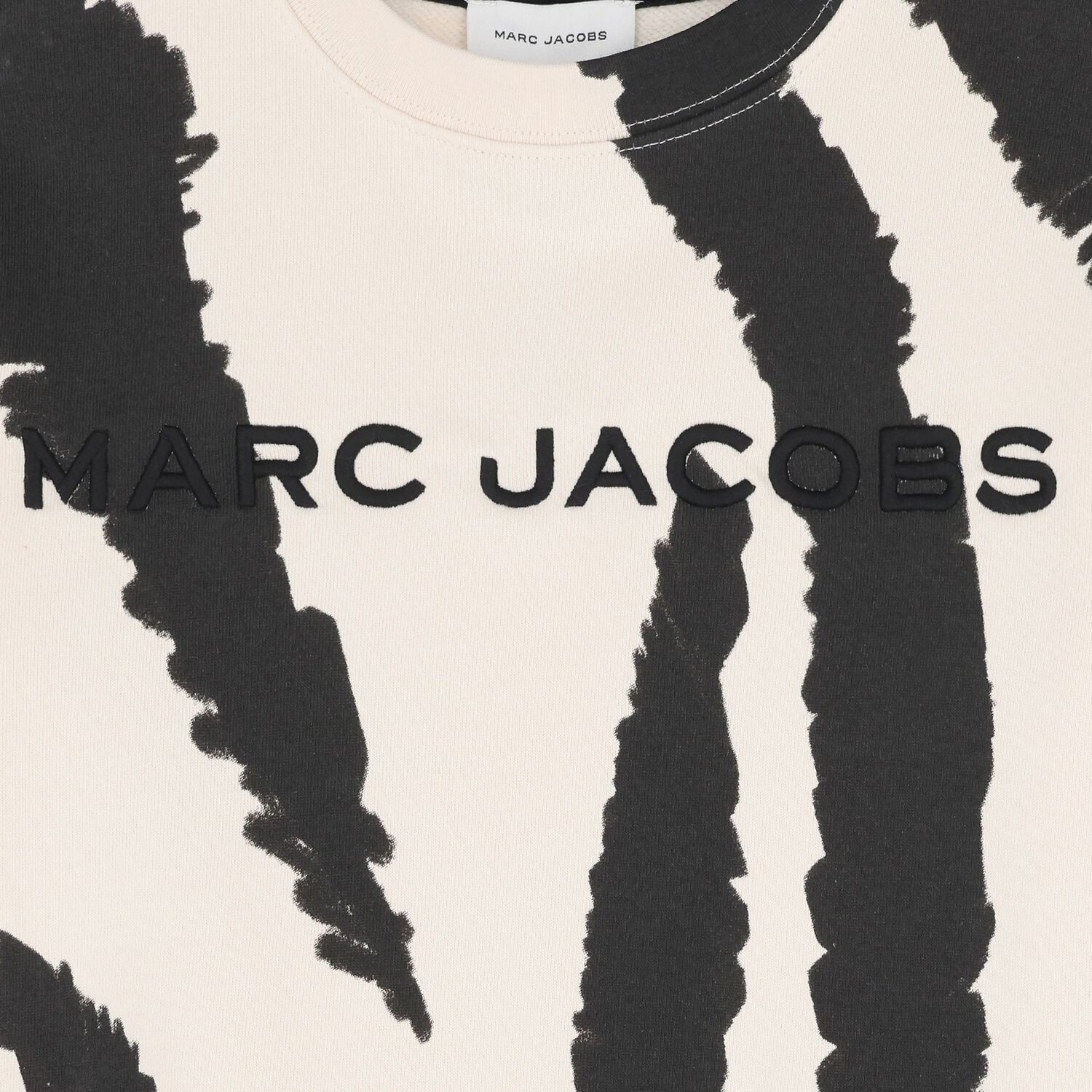 Boys Black & Ivory Zebra Sweatshirt, 1, hi-res