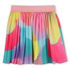 Girls Multi-Coloured Polka Dots Skirt, 1, hi-res