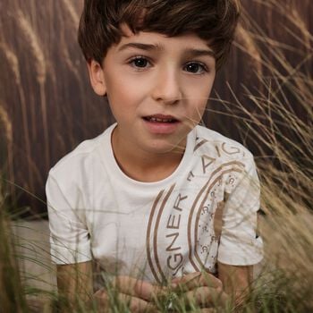 Boys Ivory Logo T-Shirt
