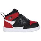 Black, Red & White Sky Jordan 1 Trainers, 2, hi-res