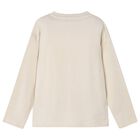 Boys Ivory Long Sleeve Top, 2, hi-res