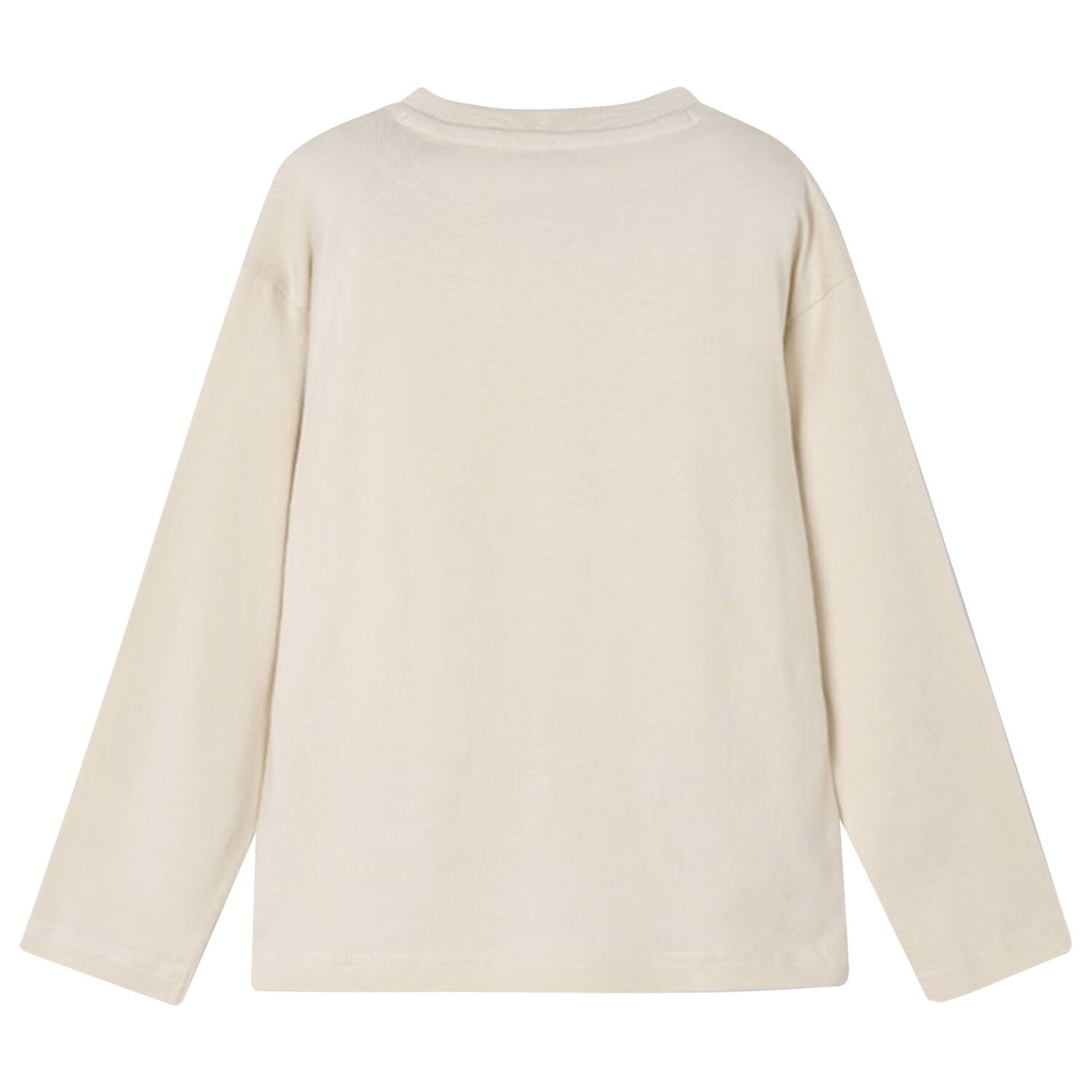 Boys Ivory Long Sleeve Top, 2, hi-res