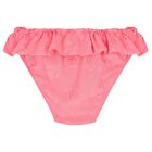 Girls Pink Ruffled Bikini, 2, hi-res