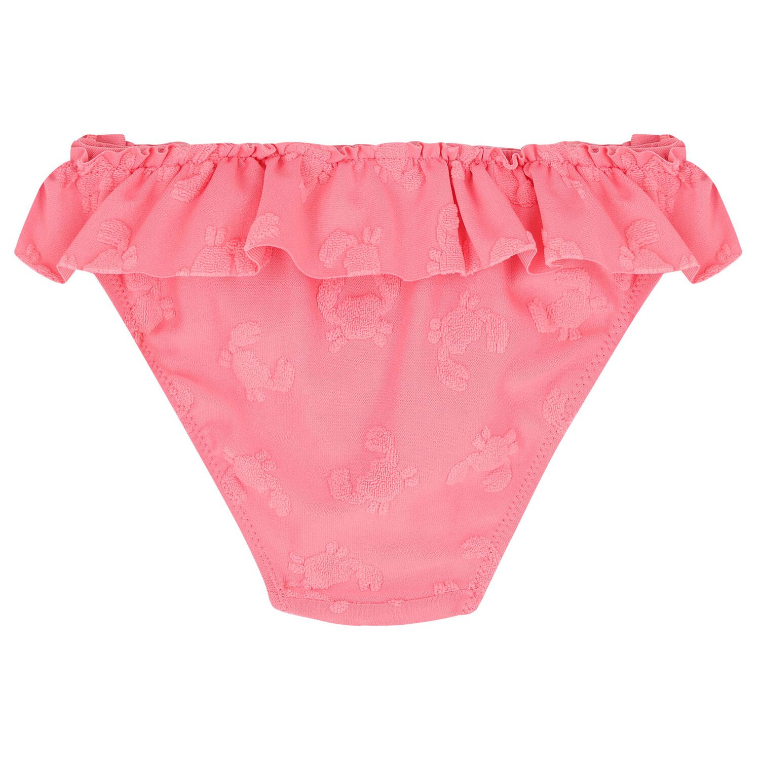 Girls Pink Ruffled Bikini, 2, hi-res