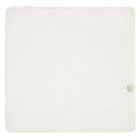 Beige Teddy Bear Logo Baby Blanket, 1, hi-res