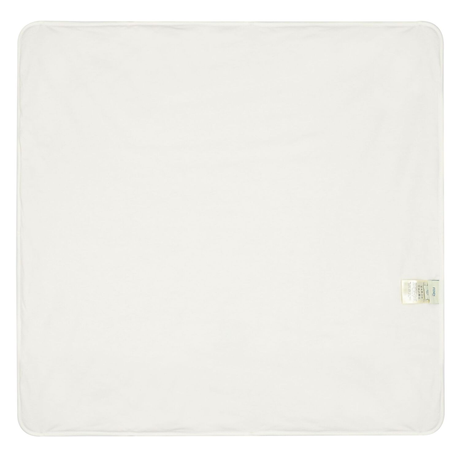 Beige Teddy Bear Logo Baby Blanket, 1, hi-res image number null