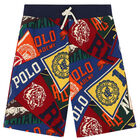 Boys Multi-Colored Logo Shorts, 1, hi-res