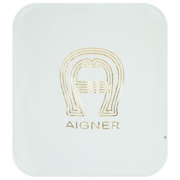 Baby Boys Blue & Gold Logo Baby Blanket