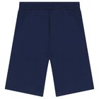Boys Blue Logo Short, 1, hi-res