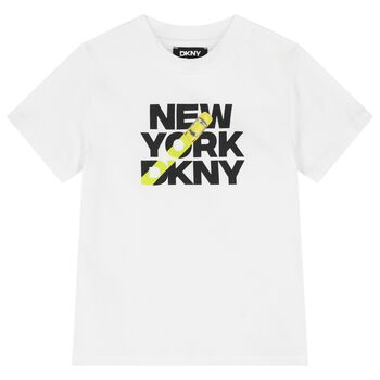 Boys White Logo T-Shirt