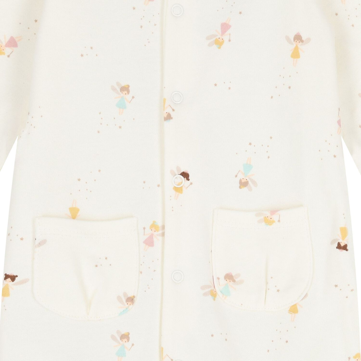 Baby Girls Ivory Fairy Babygrows ( 2- Pack ), 1, hi-res image number null