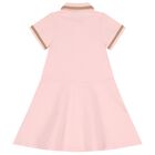 Girls Pink & Beige Polo Dress, 1, hi-res