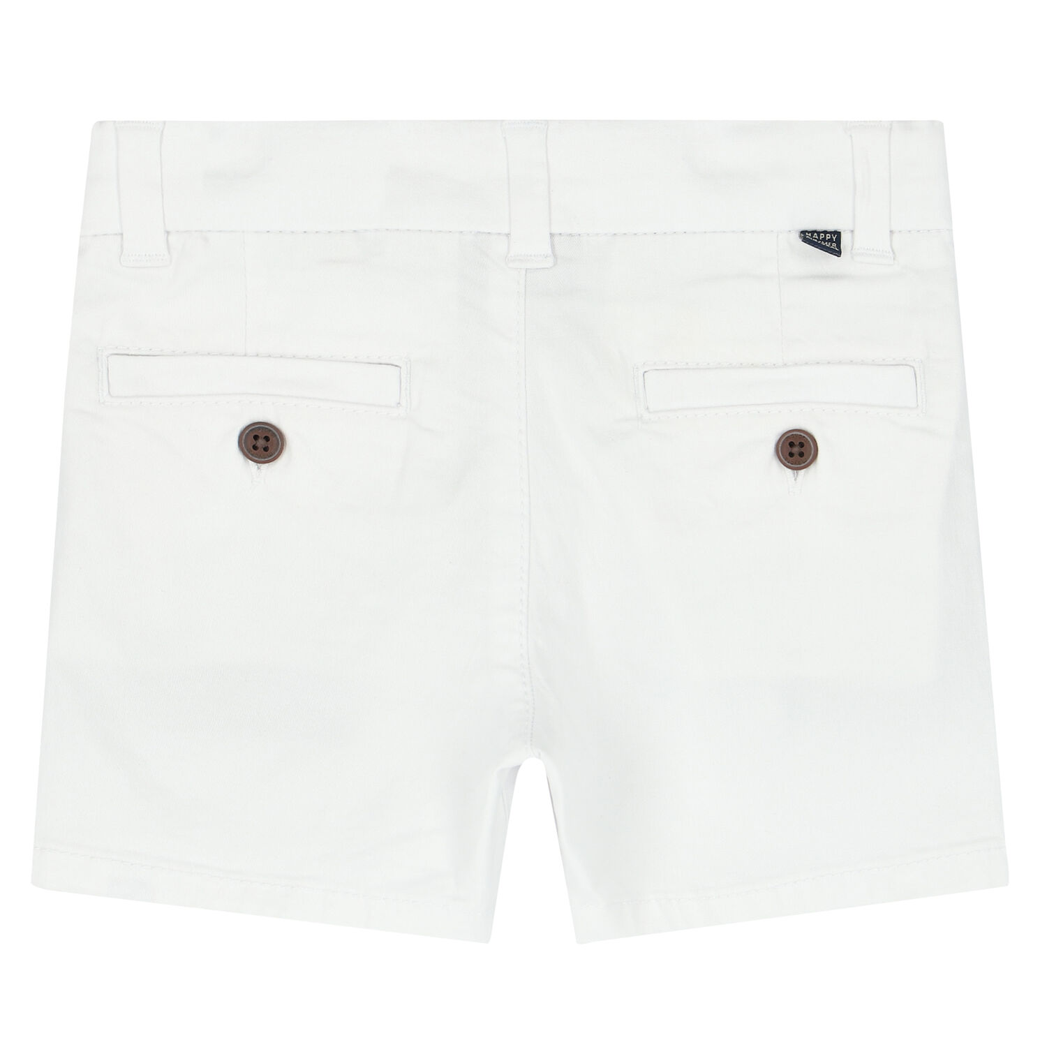 Younger Boys White Bermuda Shorts, 2, hi-res image number null