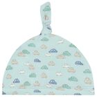 Baby Boys Green Car Print Babygrow & Hat Set, 2, hi-res