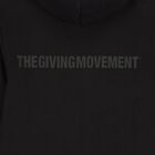 Black Logo Hooded Zip Up Top, 1, hi-res