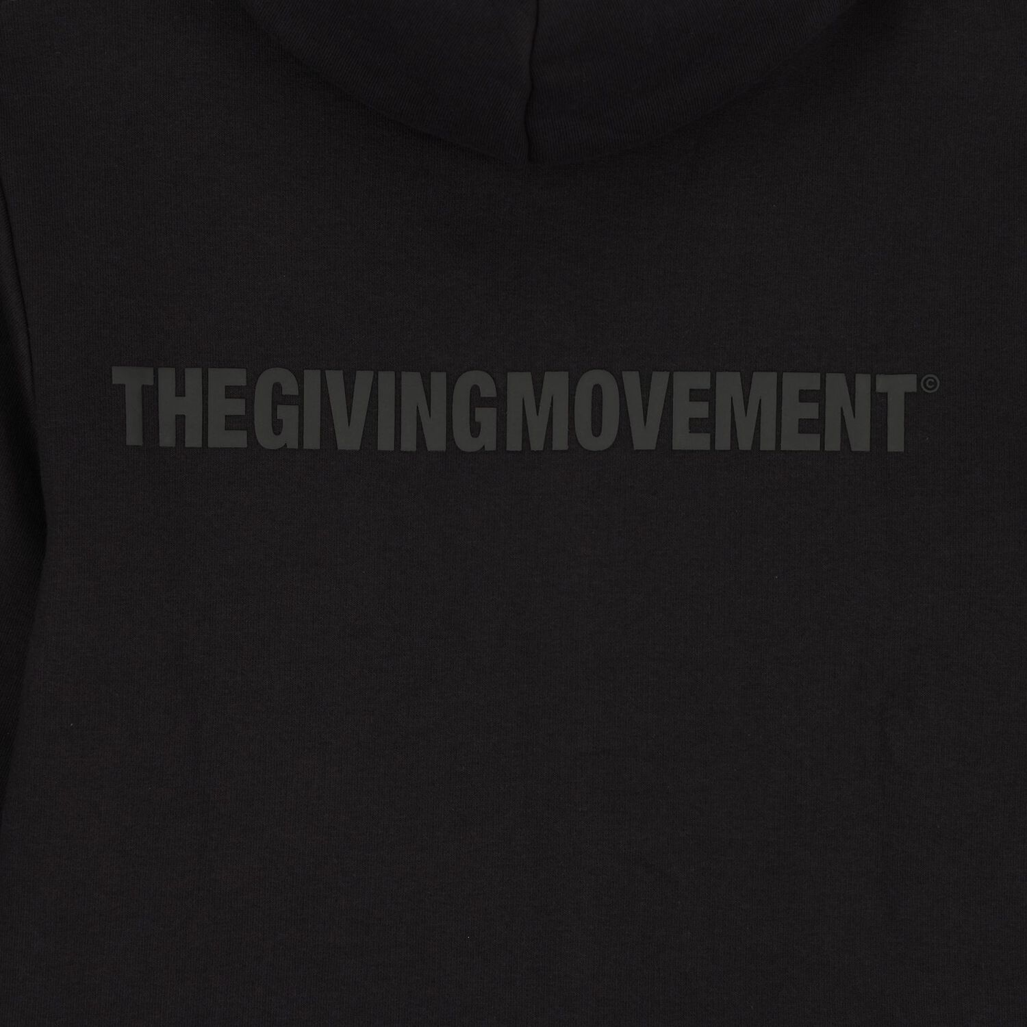 Black Logo Hooded Zip Up Top, 1, hi-res