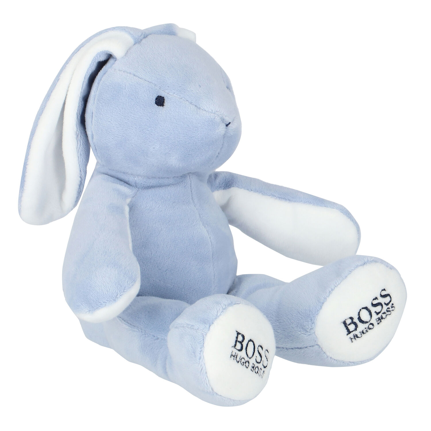 Baby Boys Pale Blue Bunny Toy, 3, hi-res