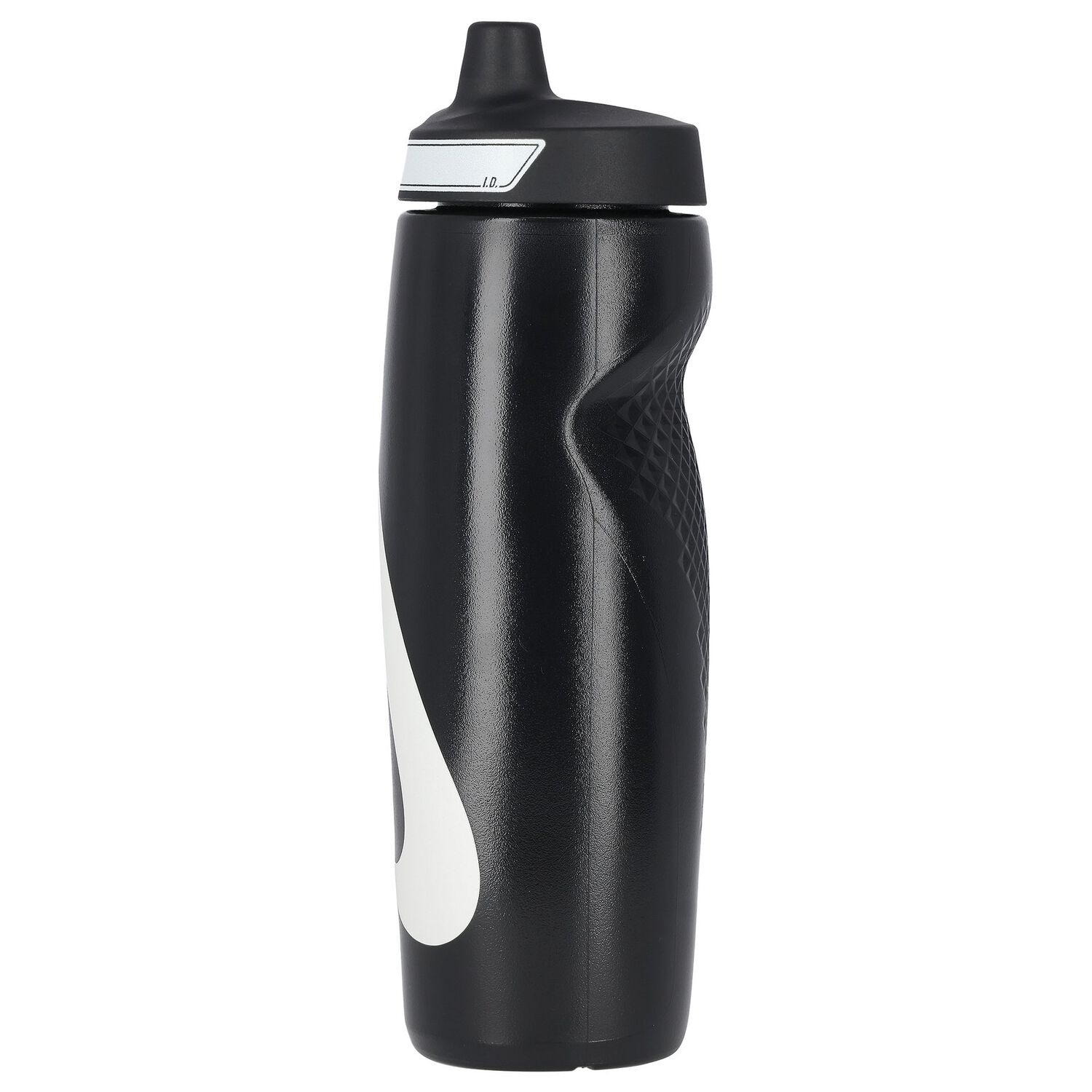 Black Logo Water Bottle, 1, hi-res