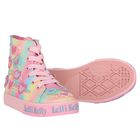Girls Rainbow Logo Trainers, 1, hi-res