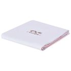 Baby Girls White & Pink Blanket, 1, hi-res