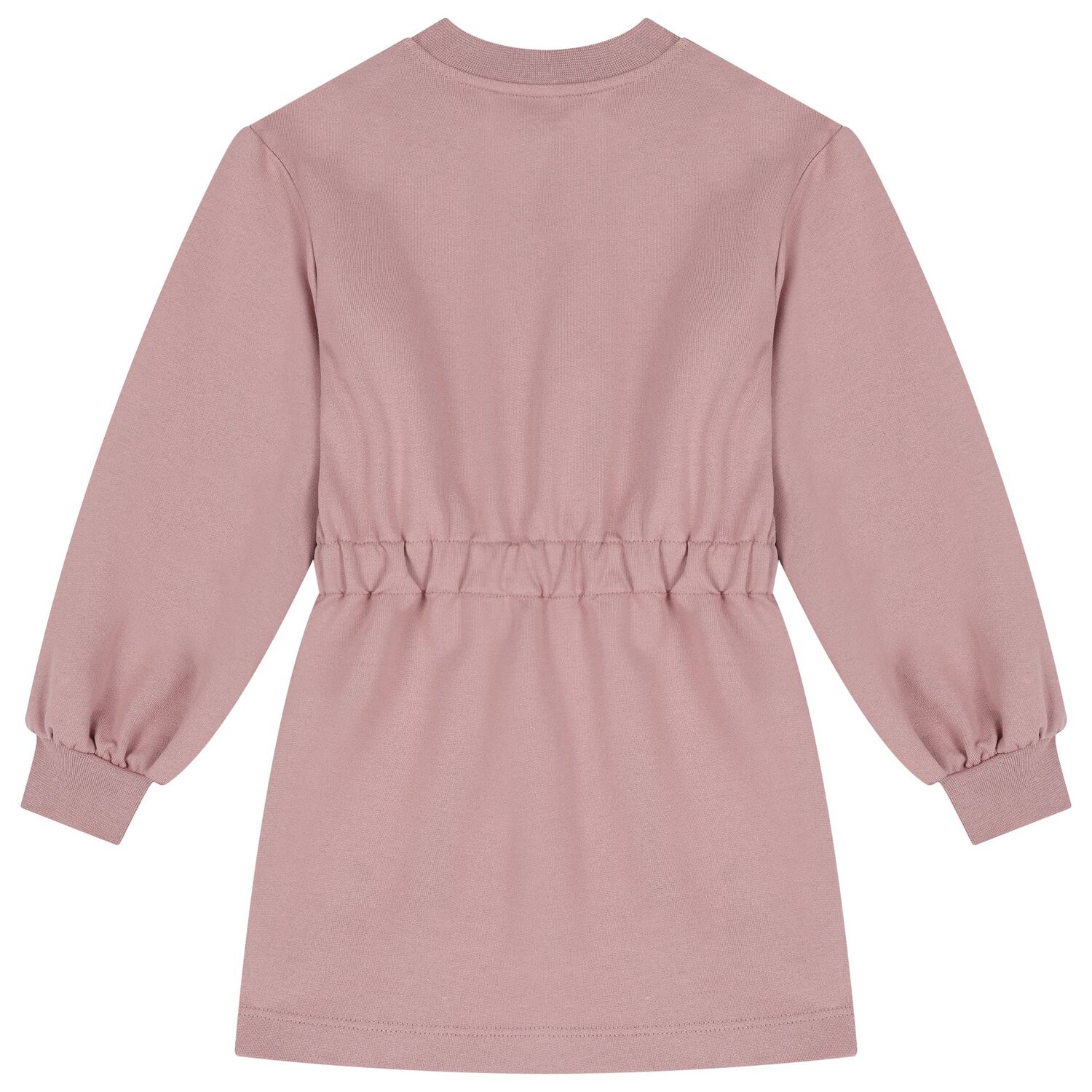 Girls Pink Embellished Logo Dress, 2, hi-res