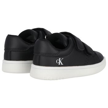 Black Logo Trainers