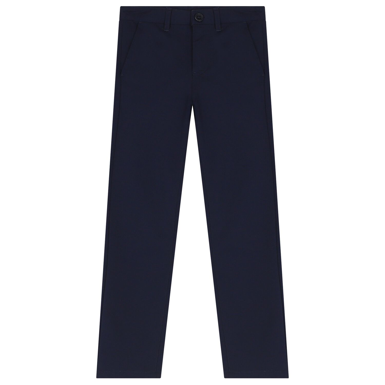 Boys Navy Blue Trousers, 1, hi-res