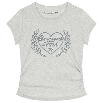 Girls Grey Logo T-Shirt