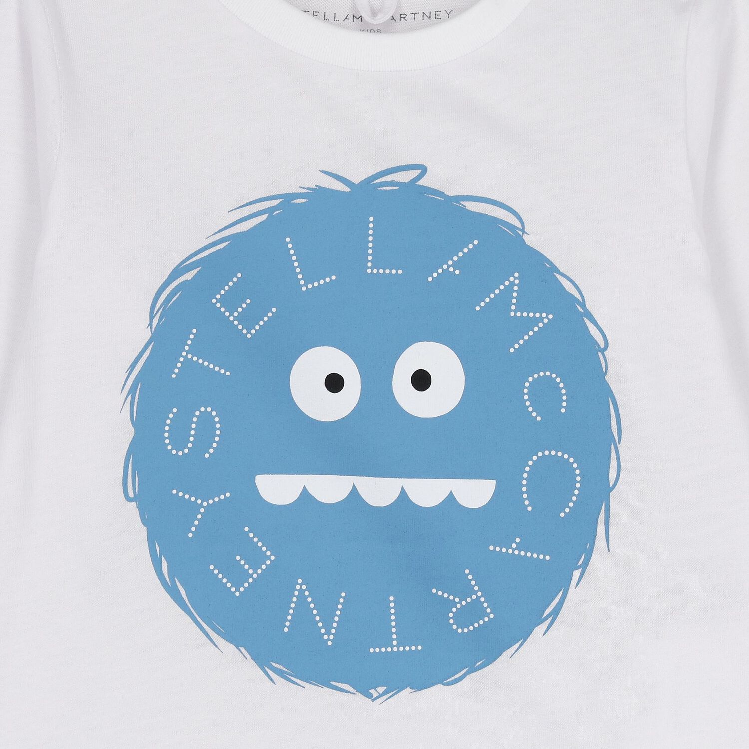 Younger Boys White Logo Long Sleeve Top, 1, hi-res