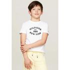 Boys White Logo T-Shirt, 3, hi-res