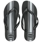 Black Logo Flip Flops, 1, hi-res
