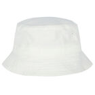 Boys White Bear Logo Hat, 1, hi-res