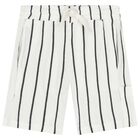 Boys Grey & White Shorts Set, 2, hi-res
