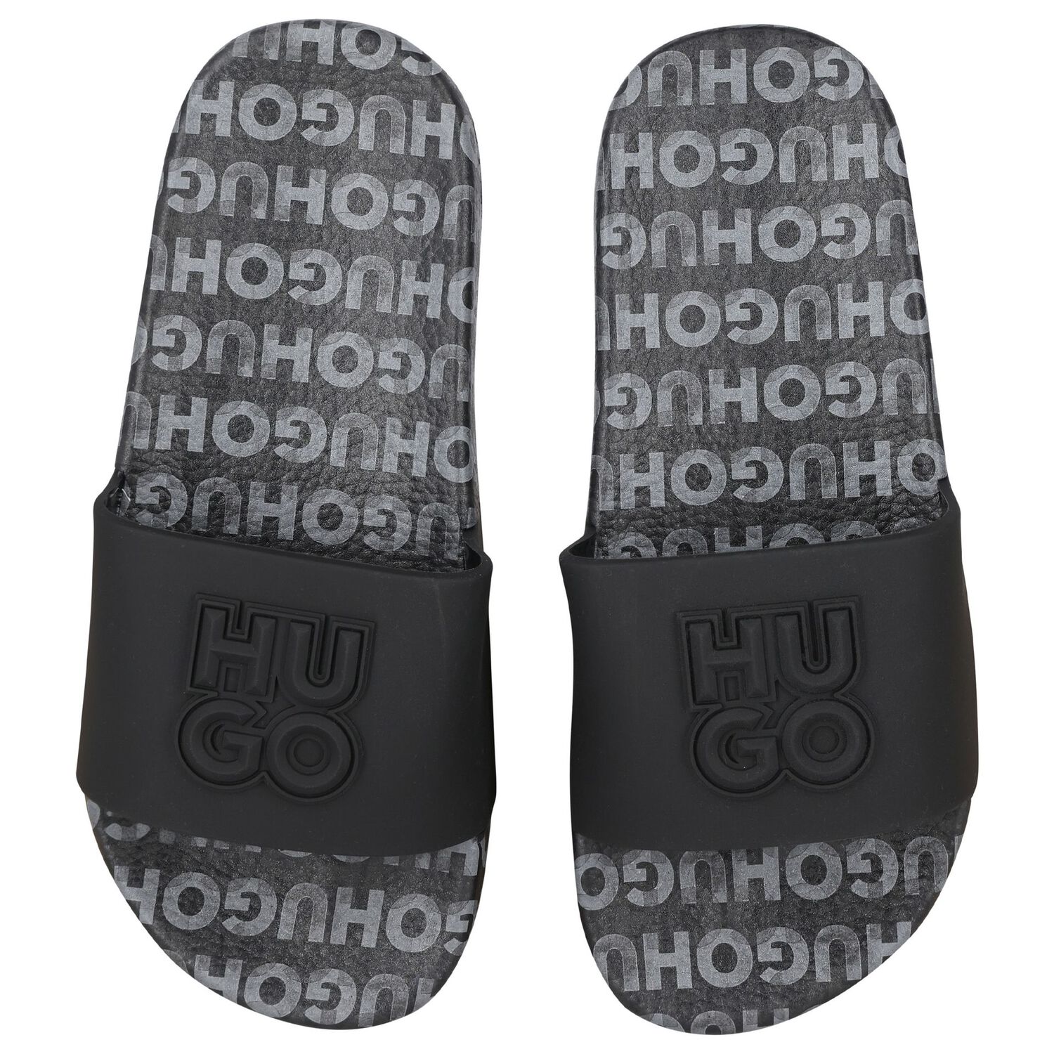 Boys Black & Grey Logo Sliders, 1, hi-res image number null