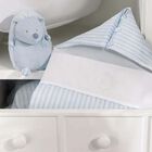 Baby Boys Blue Striped Nest, 1, hi-res