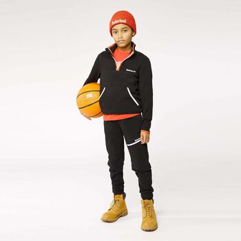 Boys Black Logo Sweatshirt