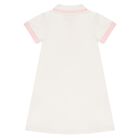 Younger Girls Ivory Logo Polo Dress, 1, hi-res