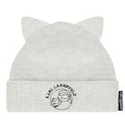Grey Hat & Bootie Ikonik Karl & Choupette Baby Gift Set, 1, hi-res