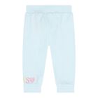 Baby Girls Pink & Blue Logo Tracksuit (3 Piece), 1, hi-res